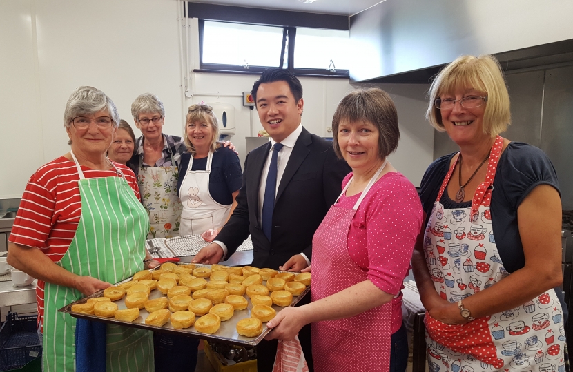 Alan Mak at the Hayling Island lunch club