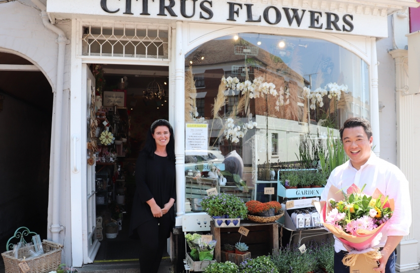 Alan at Citrus Flowers in Emsworth