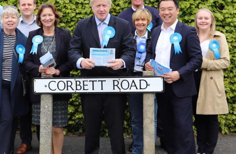  Alan brings Boris Johnson to Stakes to listen to local residents.