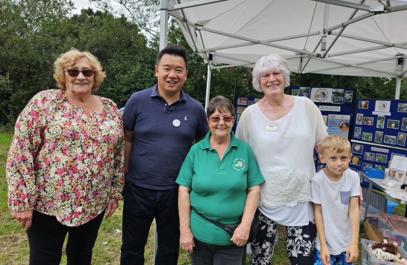 Local MP Alan Mak attends annual Friends of the Hermitage Stream Summer Fun Day in Leigh Park
