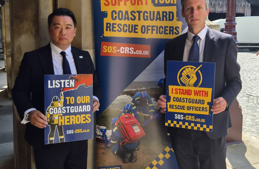  Local MP Alan Mak helps to secure continued payment for Hayling Island Coastguard Rescue Team