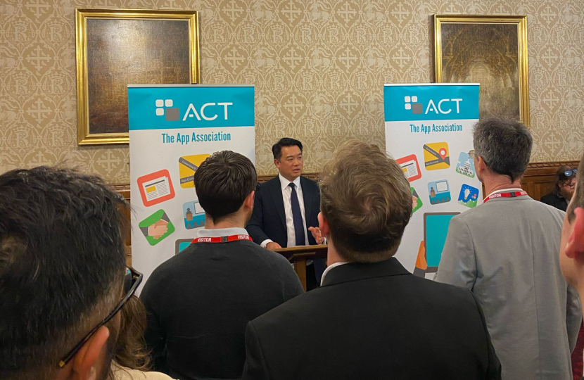 Local MP Alan Mak says tech SMEs will play vital role in driving future economic growth and innovation