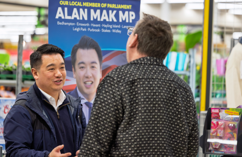 Local MP Alan Mak holds his latest residents' advice surgery at ASDA superstore
