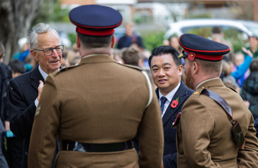 Local MP Alan Mak congratulates Emsworth resident Lord Richards on Field Marshal appointment