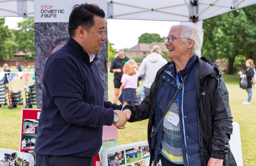 Local MP Alan Mak joins the fun at 2025 Bedhampton Summer Show