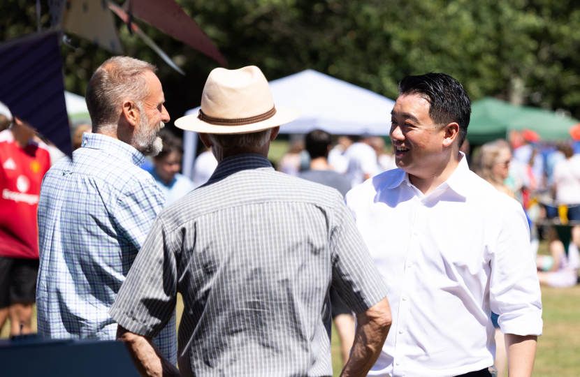 Local MP Alan Mak helps to open 2026 Bedhampton Summer Show