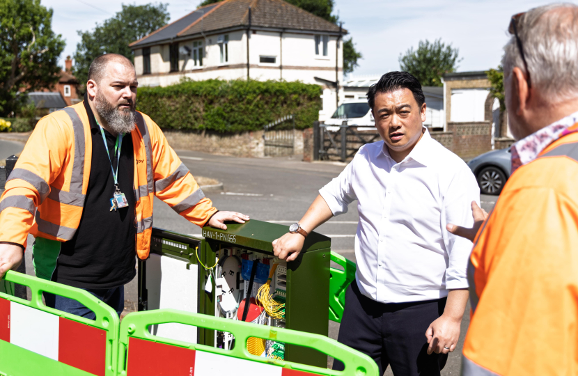 Local MP Alan Mak welcomes campaign success on high speed full fibre broadband across the Havant Constituency