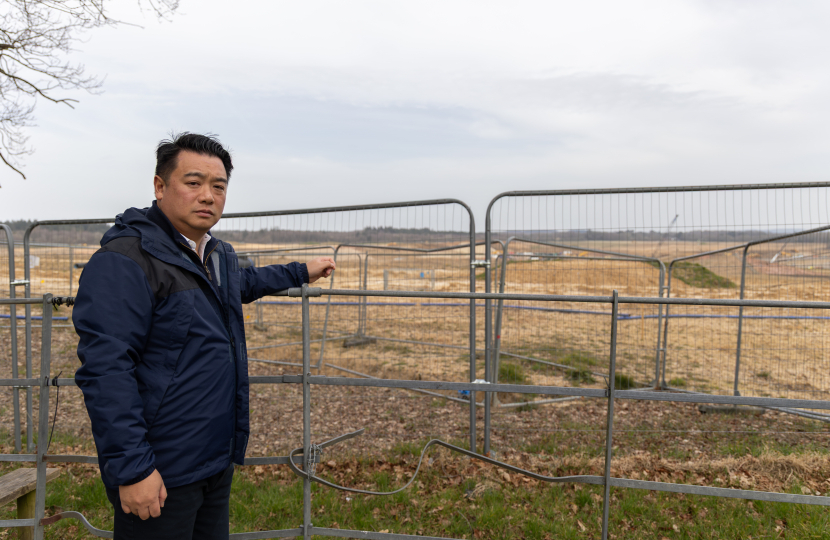 Local MP Alan Mak restates his opposition as Southern Water submits plans for water recycling at Havant Thicket reservoir