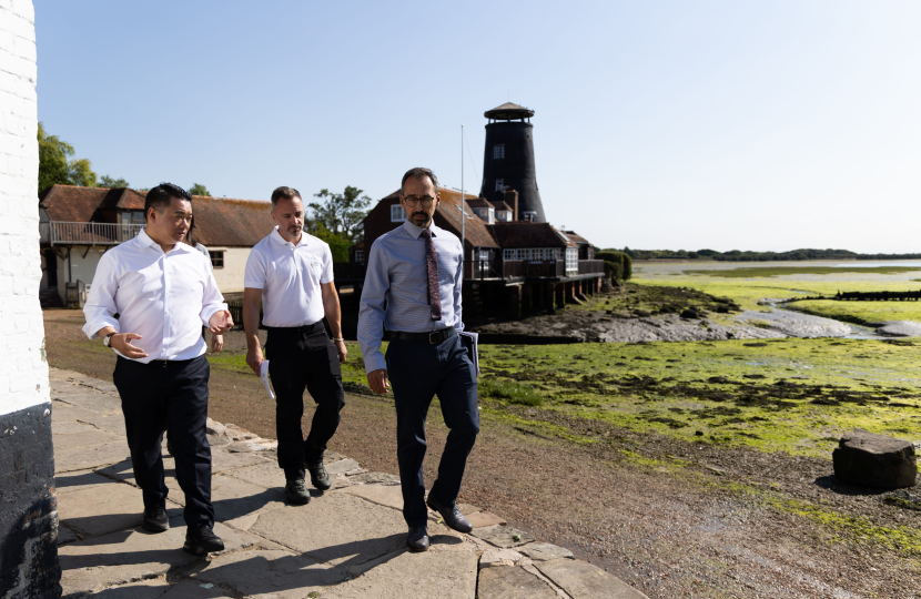 Local MP Alan Mak welcomes £7m funding towards Langstone flood defence scheme  