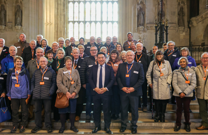 Local MP Alan Mak welcomes another group of residents to Parliament 