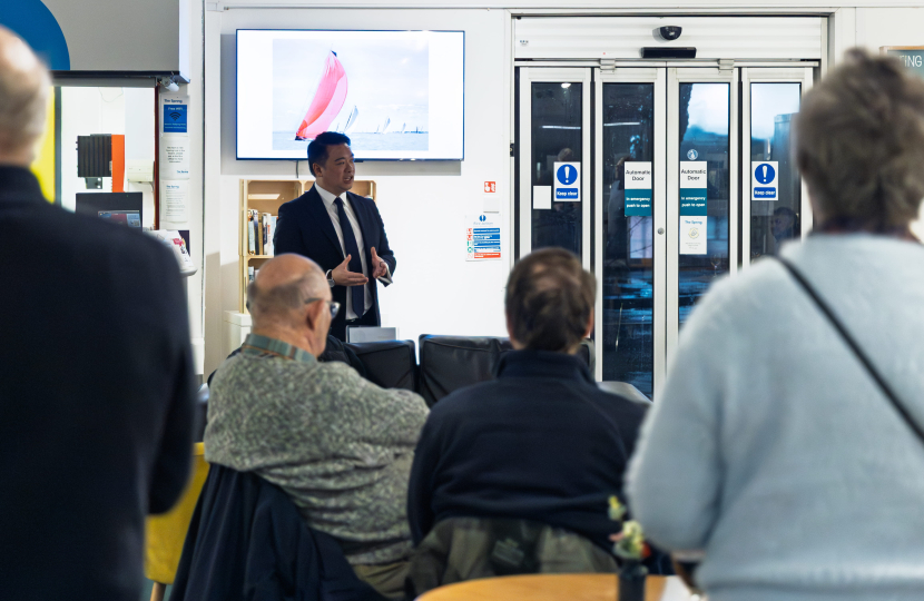 Local MP Alan Mak officially opens latest Havant Camera Club exhibition