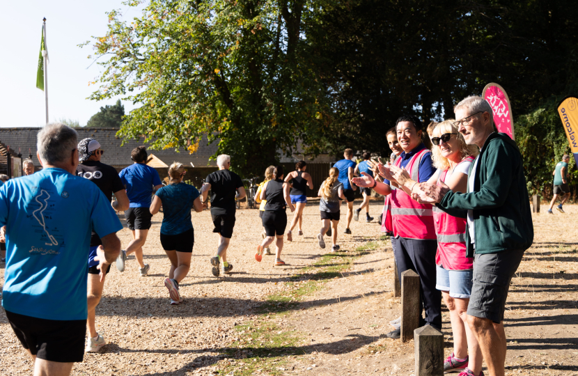 Local MP Alan Mak volunteers at Havant parkrun for special celebration