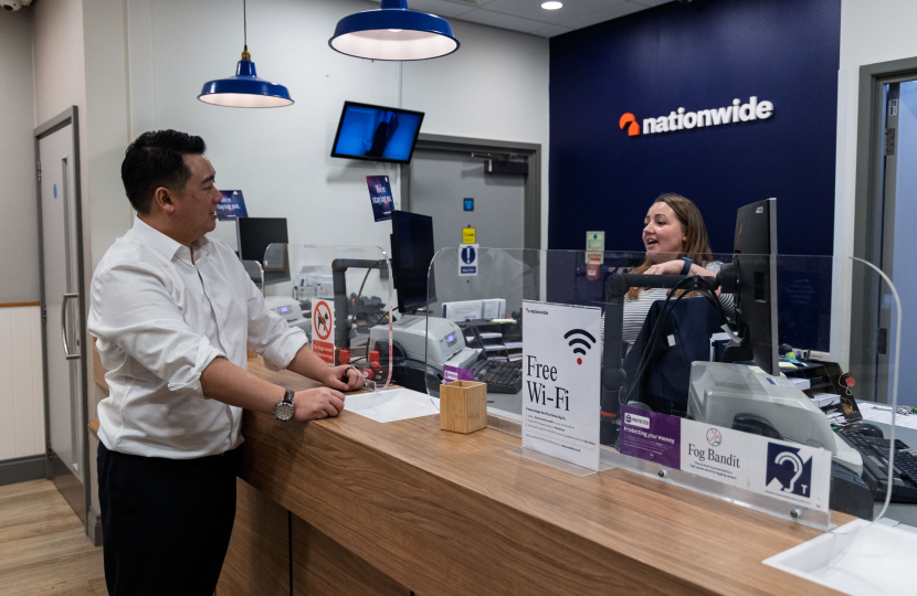 Local MP Alan Mak welcomes Nationwide's decision to maintain branch in Havant