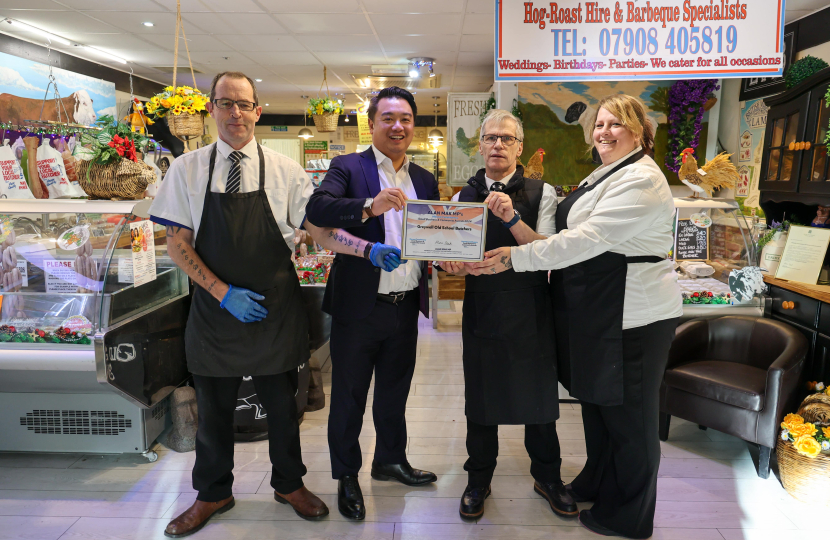Local MP Alan Mak urges residents to send in nominations for his 10th annual Havant Constituency Small Business and Community Awards