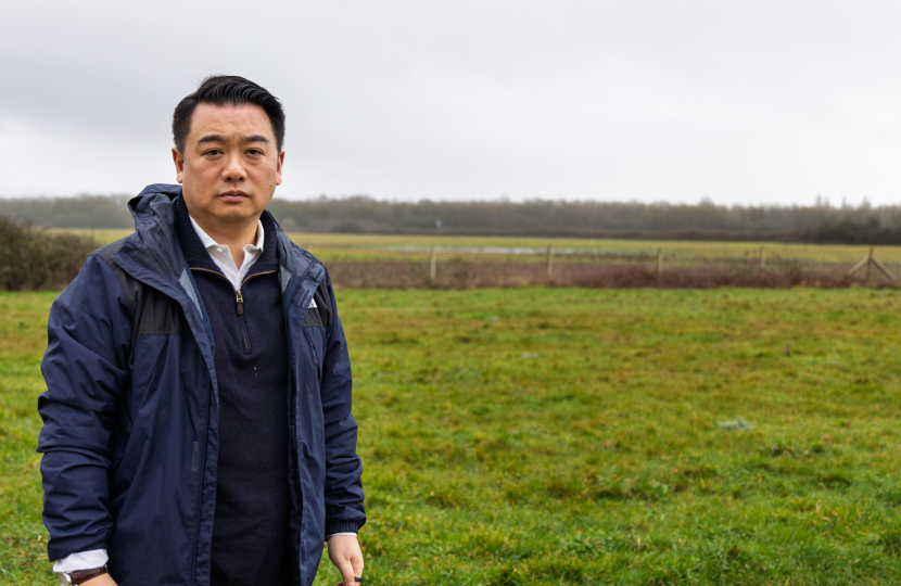 Local MP Alan Mak opposes plans for 1,800 houses at Southleigh between Emsworth and Denvilles