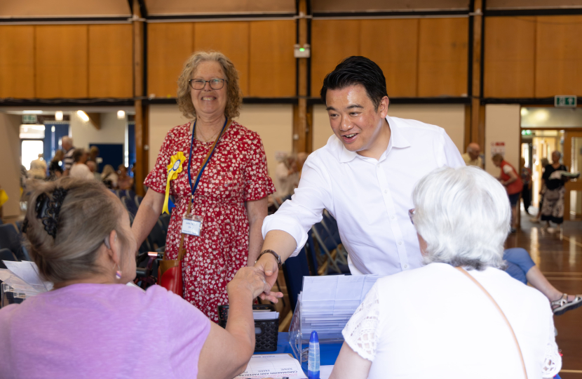 Local MP Alan Mak visits Hayling Island u3a Open Day 