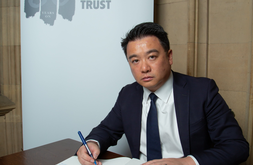 Local MP Alan Mak signs Holocaust Educational Trust's Book of Commitment ahead of 80th anniversary of Auschwitz-Birkenau liberation