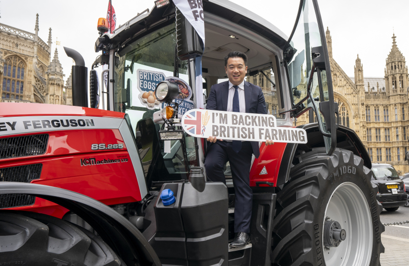 Local MP Alan Mak champions local farmers on Back British Farming Day