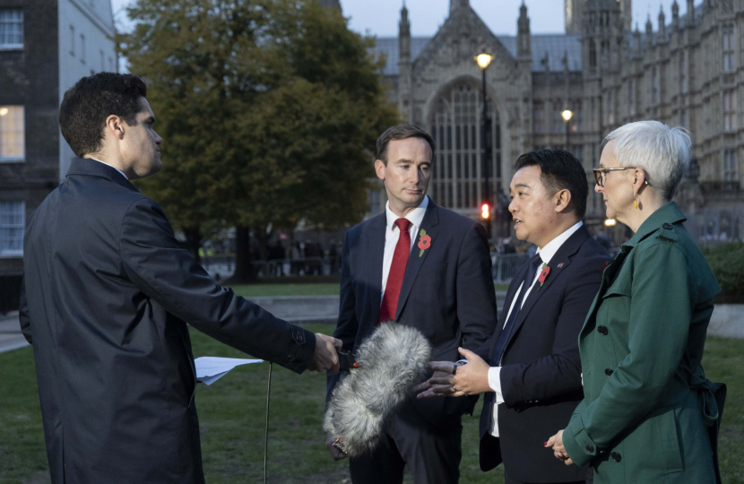 Alan Mak MP speaking on the 2026 Labour Budget