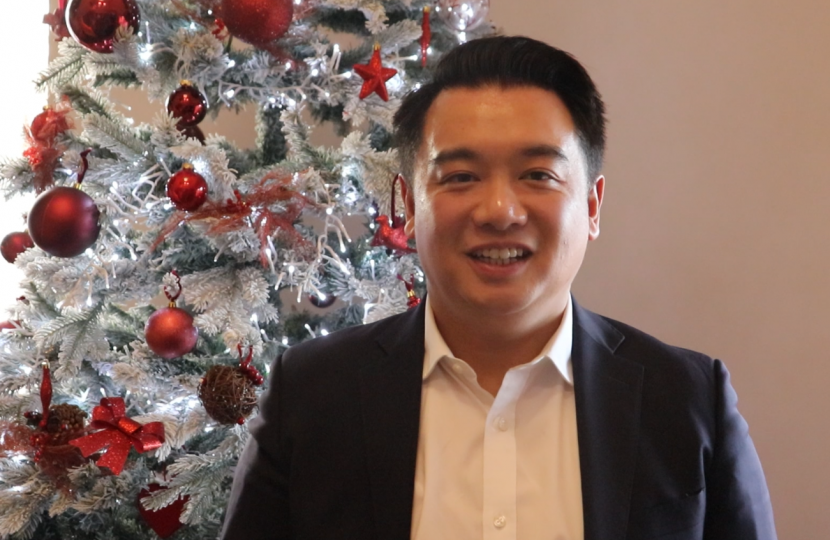 Local MP Alan Mak delivers his annual Christmas message