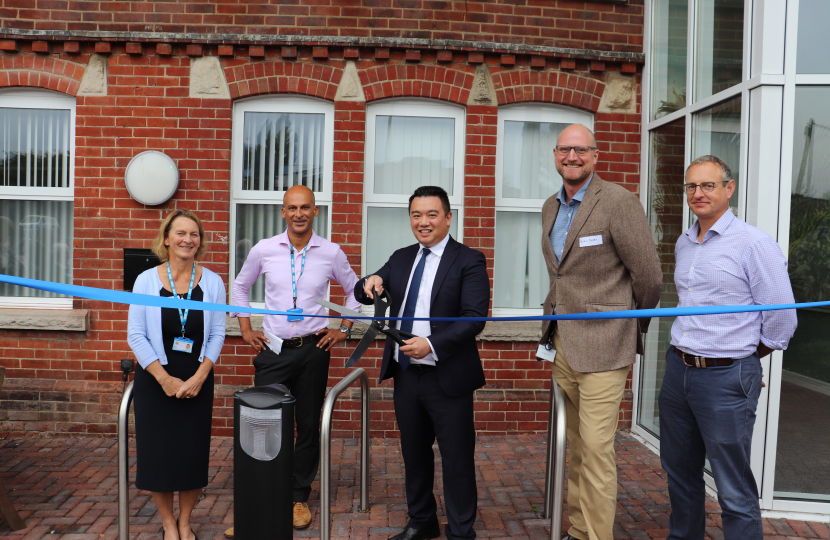 Local MP Alan Mak opened the Emsworth Surgery last October