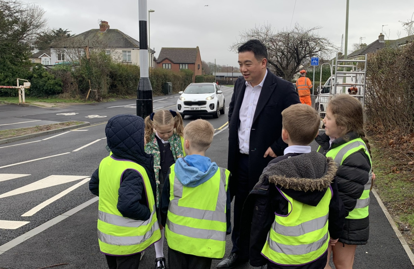 Local MP Alan Mak welcomes £2,155,000 Government scheme improving cycling and walking in Elmleigh Road and central Havant