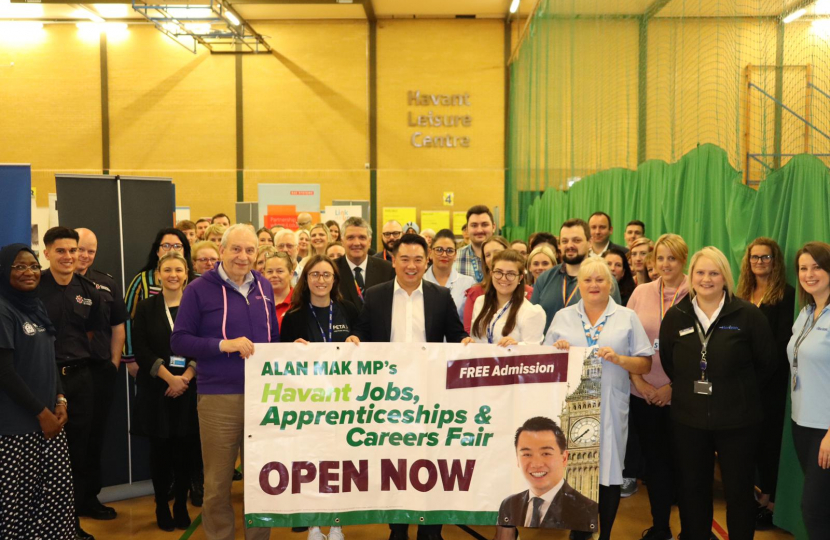 Local MP Alan Mak hosted a wide variety of employers at his seventh annual Jobs Fair.