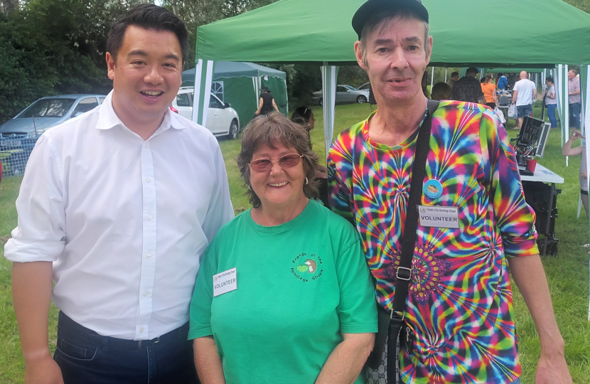 Local MP Alan Mak opens annual Friends of the Hermitage Stream Summer Fun Day in Leigh Park