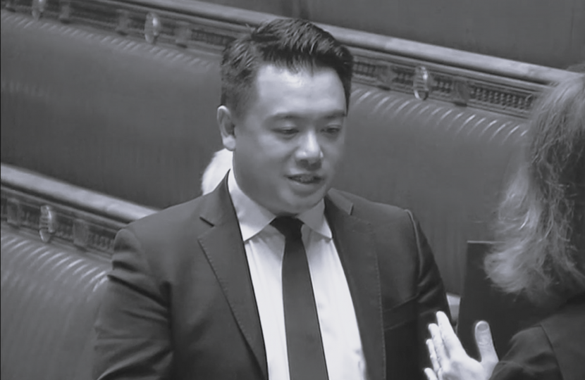 Local MP Alan Mak swore the Oath of Allegiance to the new King in Parliament 