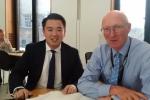 Alan Mak with Health Minister Lord Prior