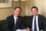 Alan Mak MP with Jeremy Hunt MP