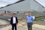 Alan Mak MP toured the site with Bio Pure Managing Director Steve Feasey