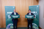 Local MP Alan Mak (right) and Andrew Griffith MP (left) are calling on local businesses to commit to  the Together For Our Planet campaign.