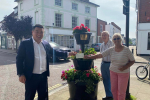 Local MP Alan Mak donated £250 to the Emsworth in Bloom local community project