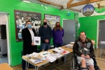 Local MP Alan Mak met with Sarah Bailey, Paul Jackson and James Perfett at the Scouts’ headquarters at Kings Road