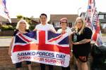 Local MP Alan Mak shows his support for Hayling Island Armed Forces Day street party