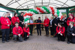 Local MP Alan Mak cuts the ribbon to officially open Havant Garden Centre
