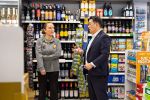 Local MP Alan Mak visits Morrisons Daily on Hayling Island and shows his support for shopworkers 
