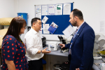 Local MP Alan Mak meets NHS managers to continue his campaign to secure full restoration of diagnostic services at Oak Park Community Clinic in Havant