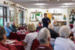 Local MP Alan Mak visits Purbrook Heath Bowls Club to listen to members and present prizes