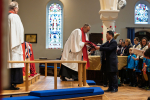Local MP Alan Mak takes part in 2025 Remembrance Sunday service at St James' Church in Emsworth