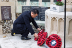 Local MP Alan Mak takes part in 2025 Remembrance Sunday parade and service in Havant