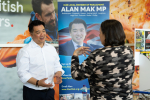 Local MP Alan Mak holds his latest residents' advice surgery at Tesco Extra in Havant