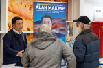 Local MP Alan Mak holds his latest residents' advice surgery at Tesco Extra store in Havant