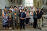 Local MP Alan Mak welcomes another group of Havant Constituency residents to Parliament