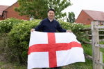 Local MP Alan Mak offers free England flags to help fans show their support during the World Cup