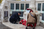 Local MP Alan Mak takes part in parade and service in Havant to mark Remembrance Sunday
