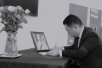 Local MP Alan Mak signed the book of condolence