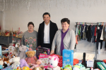 Local MP Alan Mak visits new Mrs Claus Curiosity Shop raising funds for Leigh Park's Christmas Grotto
