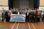 Local MP Alan Mak hosted the reception for his COVID Volunteer Network at Hayling Island Community Centre